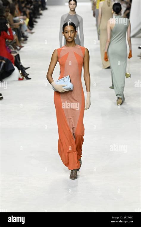 mona tougaard fendi|Mona tougaard walking for Fendi Spring.